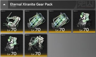 eternal xiranite gear pack