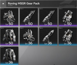 roving msgr gear pack