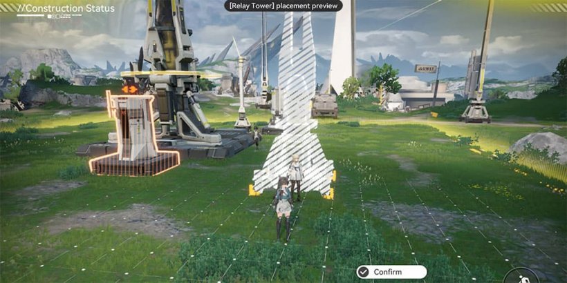 constructing a relay tower