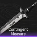 contingent measure sword