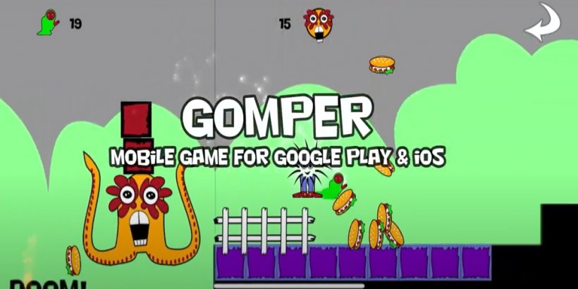 Gomper, a new minigame arcade experience, releases today for iOS and Android