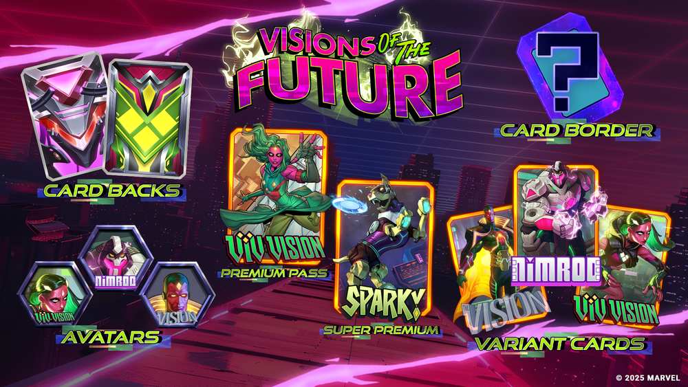 Récompenses de la saison Visions de l'avenir de Marvel Snap