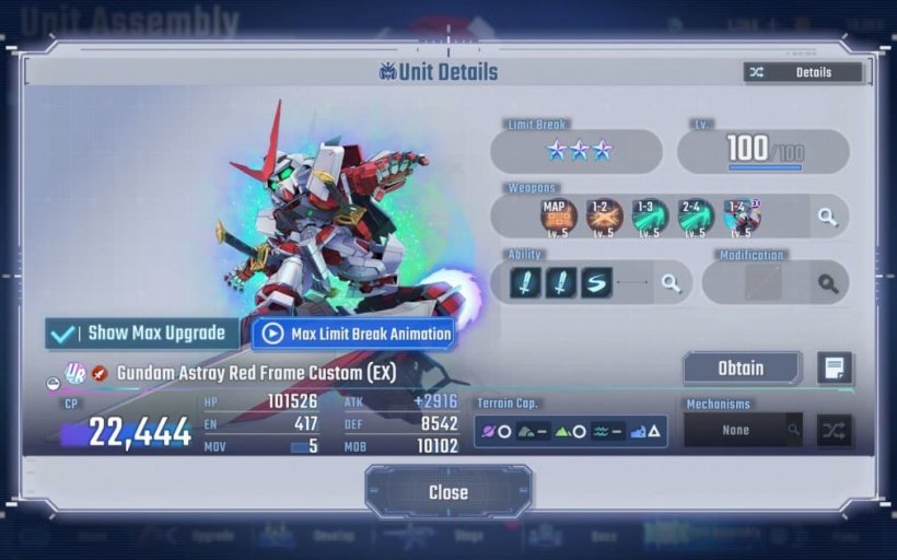 gundam astray red frame custom