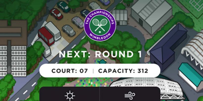 BreakPoint! is a casual tennis-themed game that coincides with the Wimbledon Tournament, out now on iOS