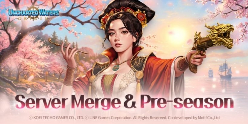 Uncharted Waters Origin merges servers in April alongside Great Route pre-season