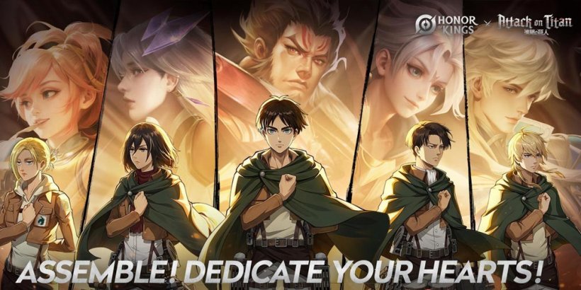 Honor of Kings launches Attack on Titan crossover with exclusive goodies during the High Five Day