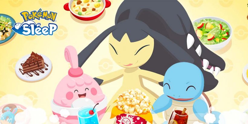 three pokemon with a bunch of dishes