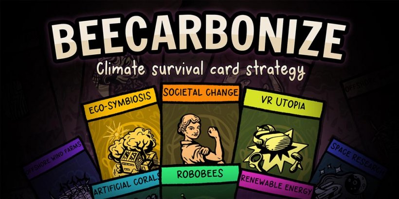 Beecarbonize lets you reduce carbon emissions in a roguelike card game, out now absolutely free