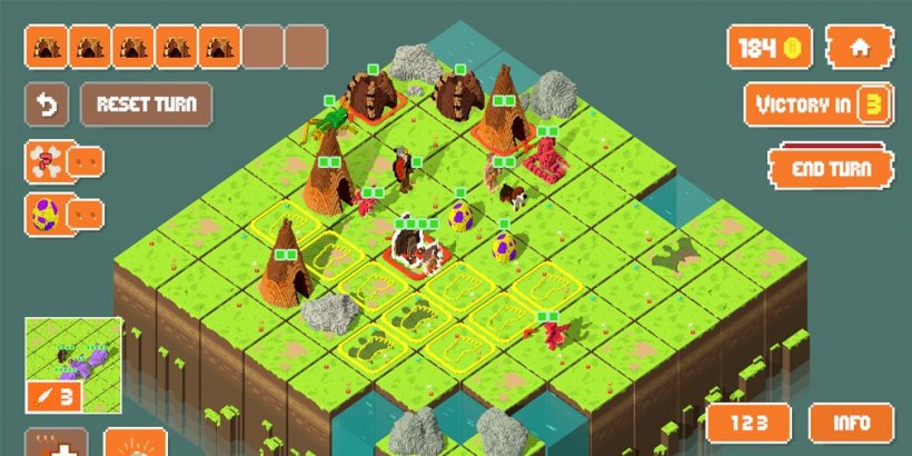 Forgotten Heroes lets you engage in a turn-based strategy title across voxel graphics, now in Early Access for Android