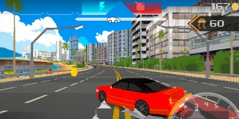 Neodori Forever is coming to iOS, bringing its retro arcade racing vibes to mobile
