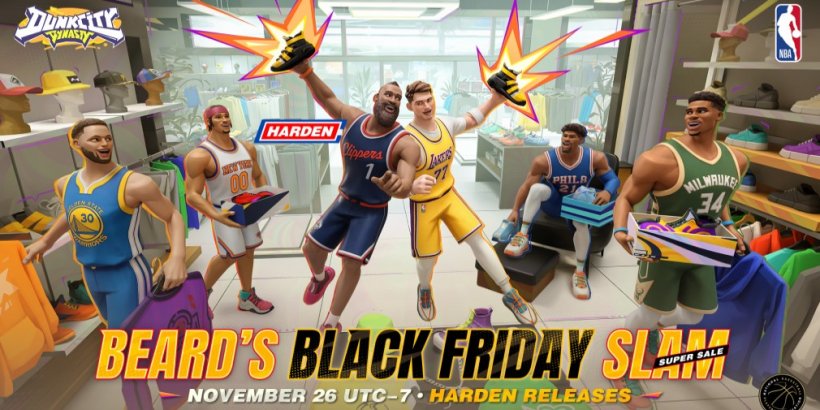 Dunk City Dynasty adds Harden, Malone and Gordon in a star-studded season 4 vol. 2 update