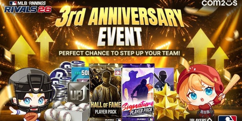 MLB 9 Innings Rivals celebrates three years with Hall of Fame upgrades and anniversary rewards