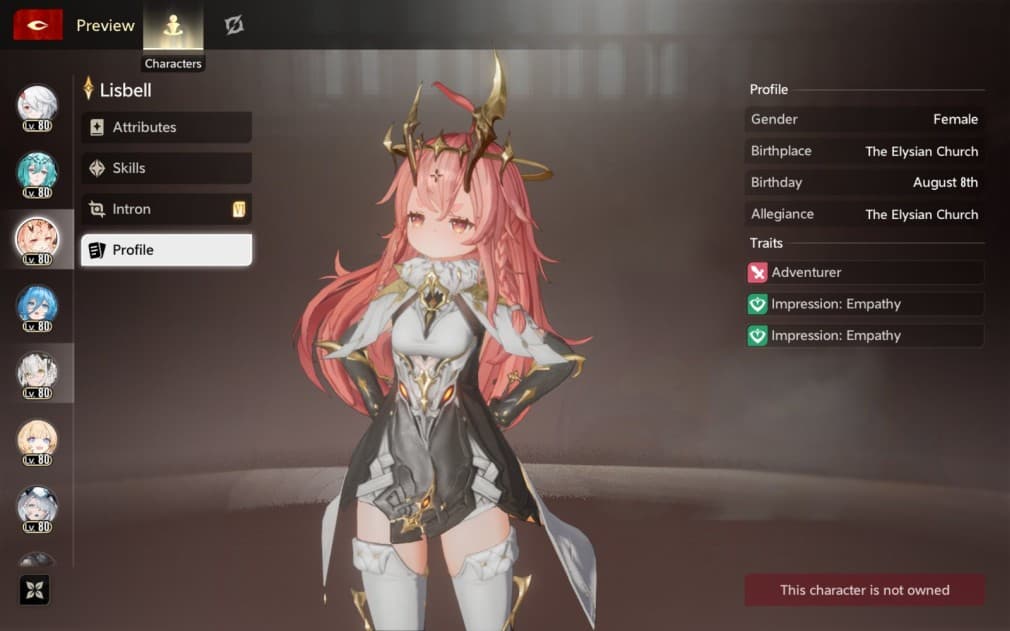 lisbell pink haired girl with crown and armour