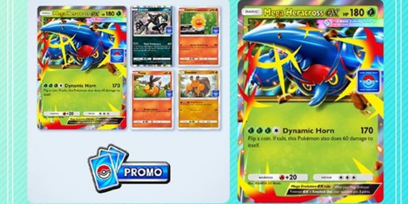 Pokemon TCG Pocket's latest drop event is underway, featuring Mega Heracross ex