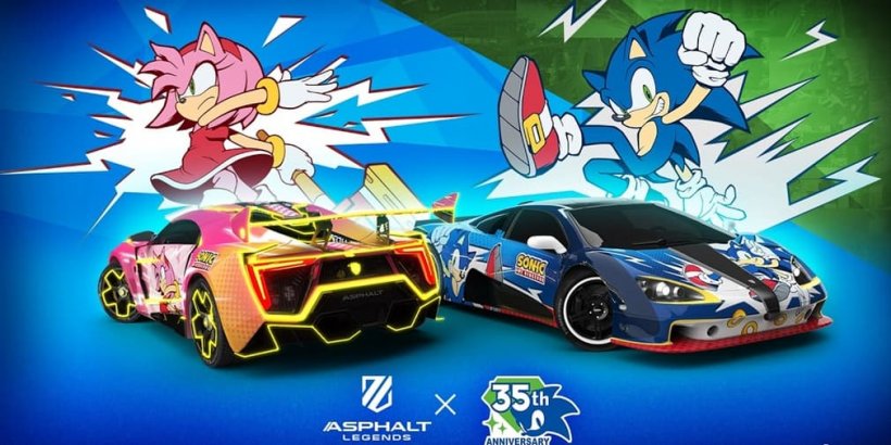 Asphalt Legends sees the return of collab with Sega's iconic mascot Sonic the Hedgehog