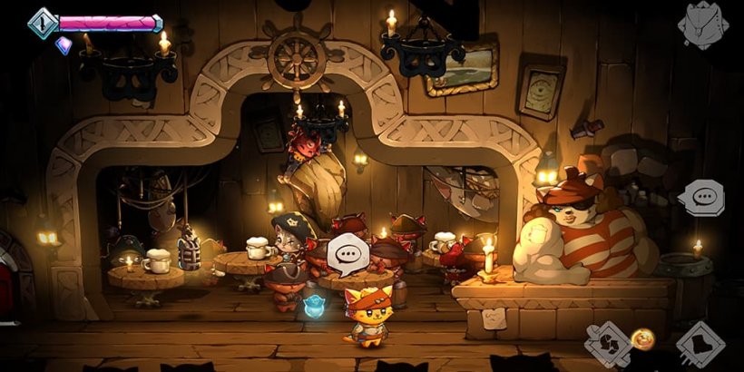 pirate cat in tavern