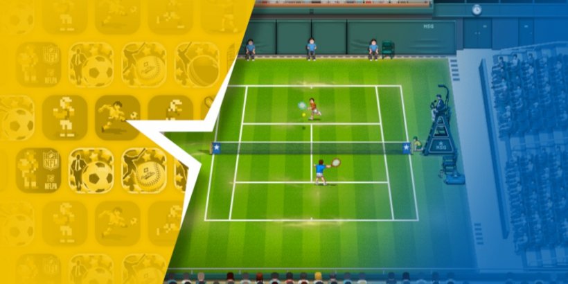 Retro Slam Tennis has just dropped on Android and iOS