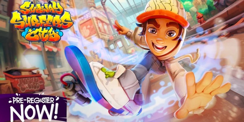 Subway Surfers City has hit pre-registration with the date set for its upcoming launch next month