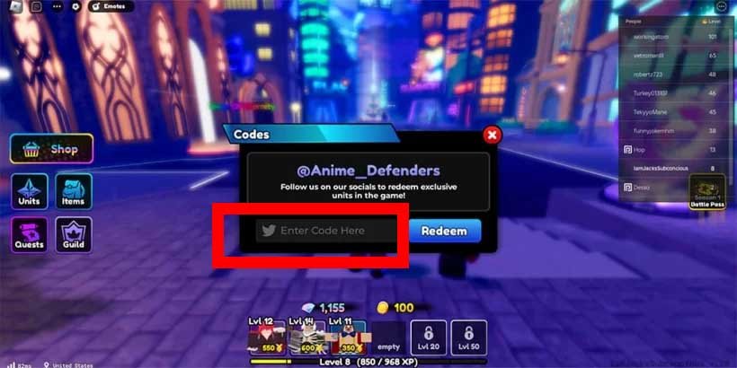 code redemption window