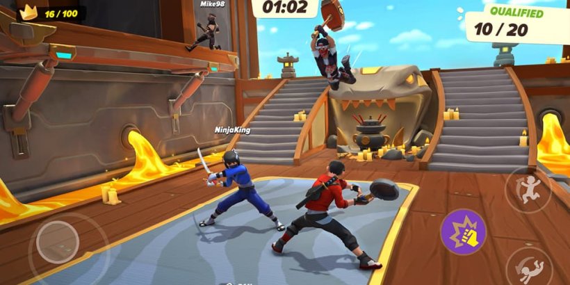 Ninja Party is a parkour-focused, katana-first battle royale, now in pre-registration