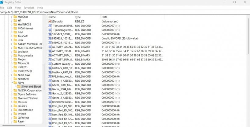 reroll guide for pc via the registry editor folder
