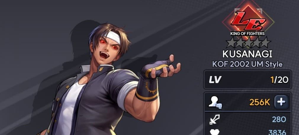 KUSANAGI fighter from kof afk