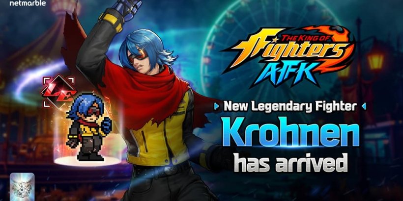 The King of Fighters AFK introduces the mysterious new fighter Krohnen to his roster