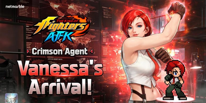 The King of Fighters AFK adds Vanessa to the roster, with pick-up summons and a limited-time pet event too