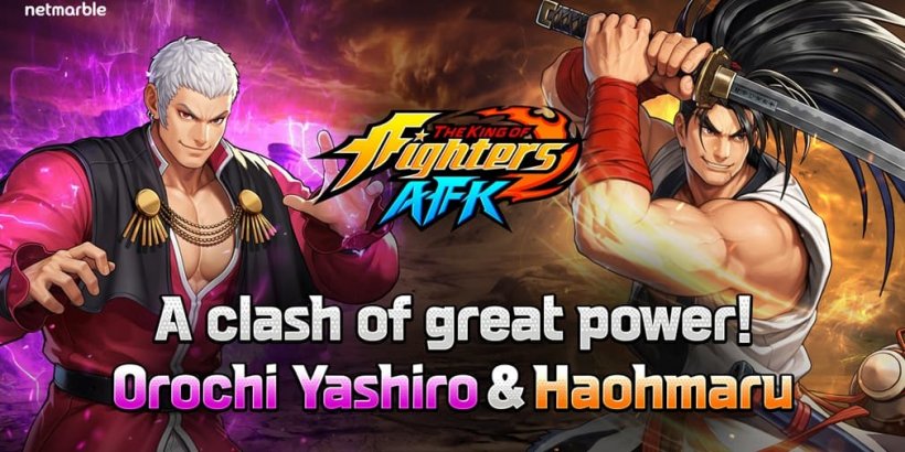 King of Fighters AFK introduces two new fighters, including crossover feature Haohmaru