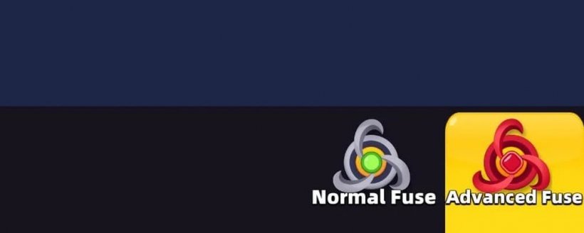 advanced fuse option next to the normal fuse option for gears