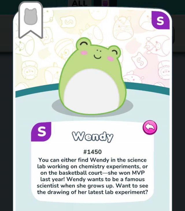 wendy the squishmallow's backstory