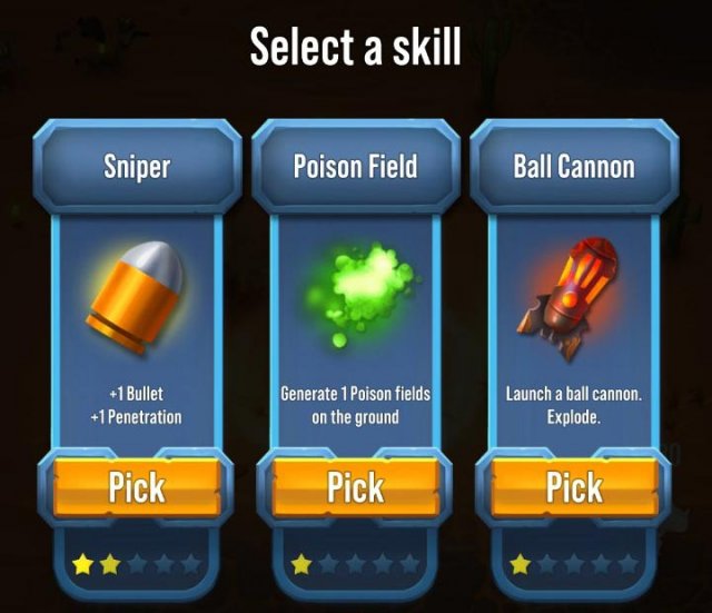 randomised perks in between roguelike