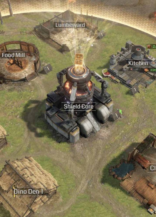 a variety of structures used to build a base