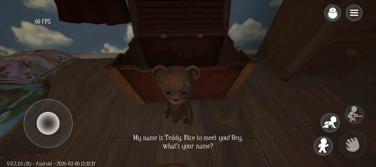 a teddy bear from a toy chest