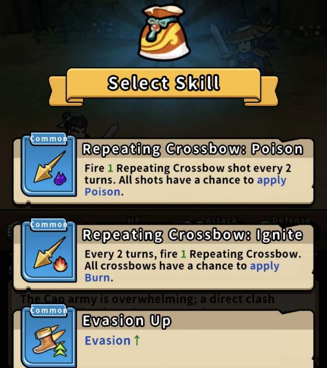 three skills to be chosen at random
