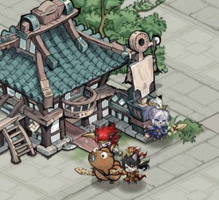 three kingdoms generals as cats with a capybara leading the team