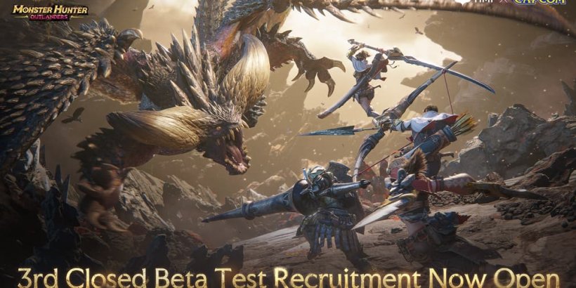 Monster Hunter Outlanders launches registration for its third closed beta