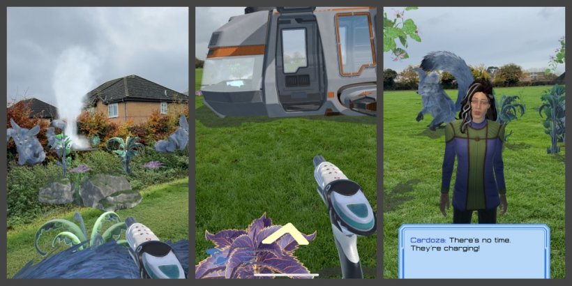 Hands-on with Landing Party, the AR game that turns your park into an alien planet