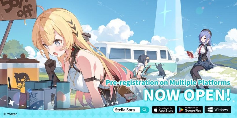 Stella Sora opens pre-registration, offering plenty of rewards for signing up early
