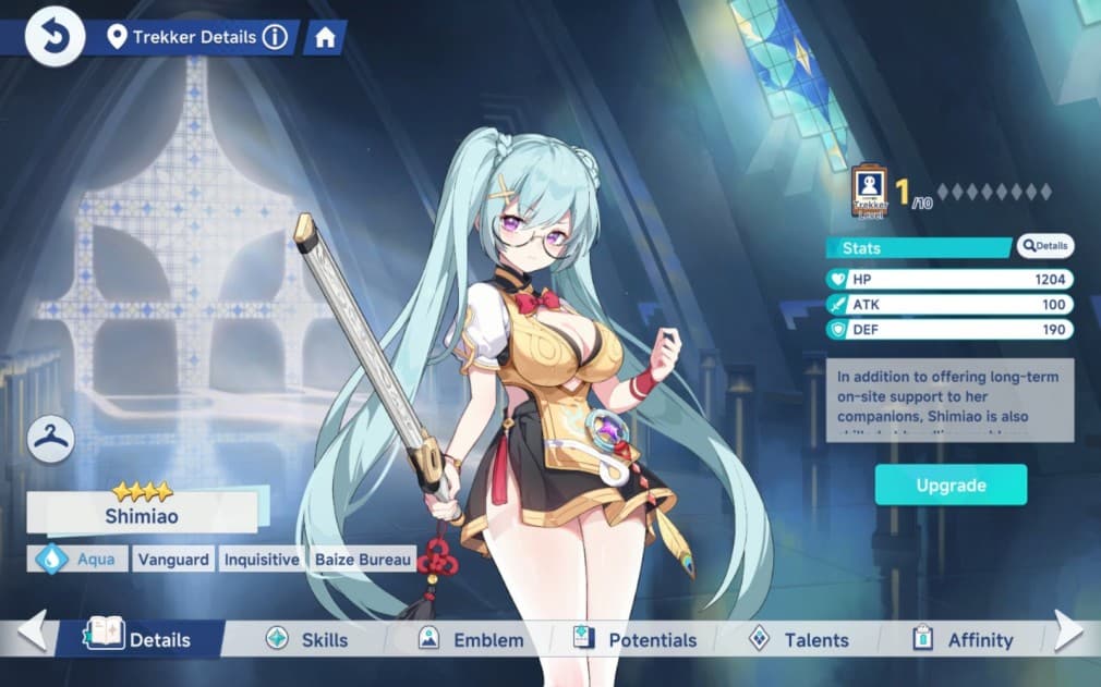 shimiao cute girl with long pigtails, katana and a short dress