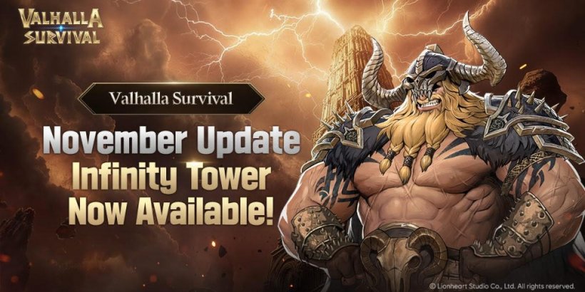 Valhalla Survival adds the punishing new Infinity Tower as its first anniversary celebrations begin
