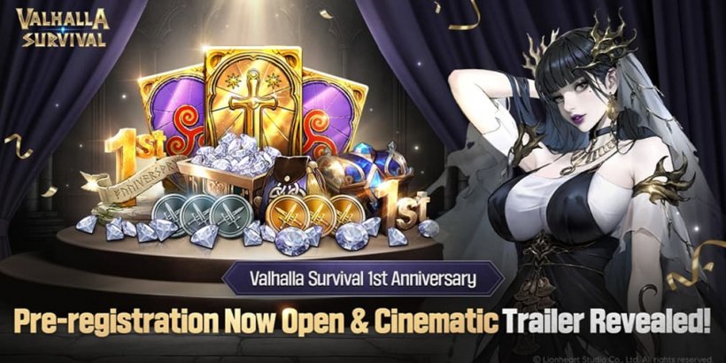 Valhalla Survival opens pre-registration for its goodie-packed first-anniversary event