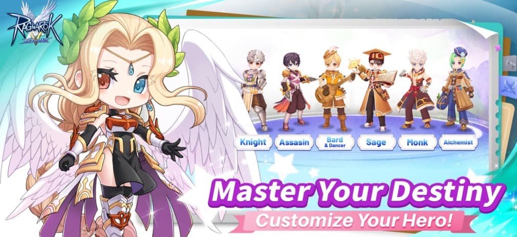 hero customisation screen for every class