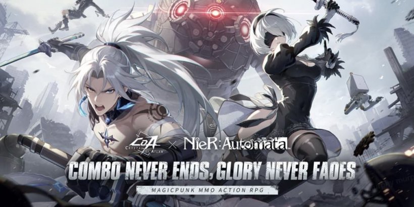 Crystal of Atlan kicks off its exciting new Nier: Automata collab today