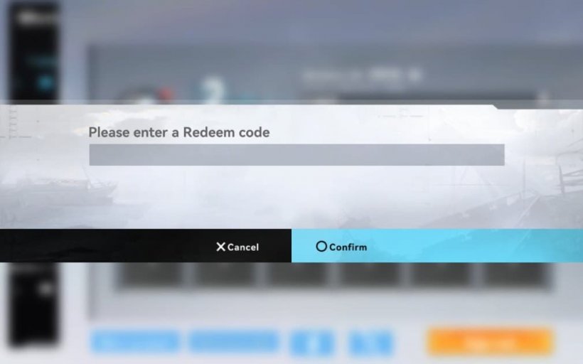 redeem code window