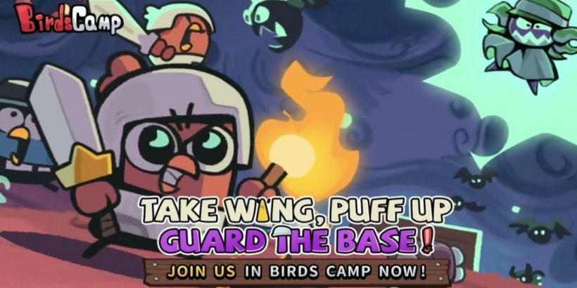 Birds Camp is an adorable tower defence that is now available on Android and iOS