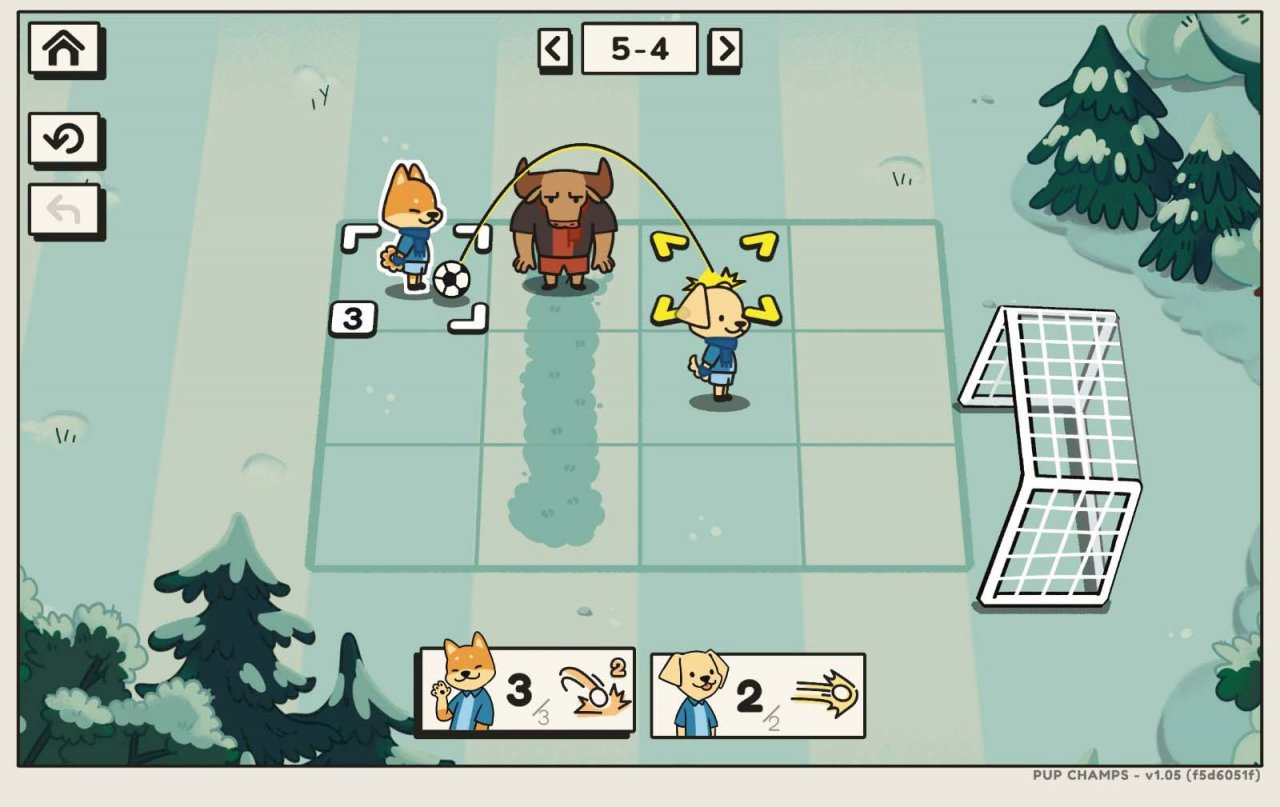 Pup Champs' protagonist considers lofting a ball over a bull