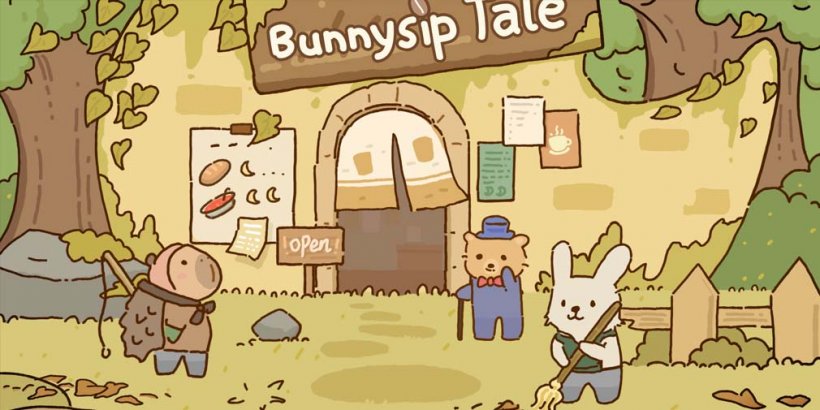 Bunnysip Tale lets you run a cosy cafe to serve cute animal customers (and a capybara), now in open beta