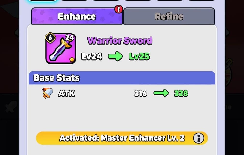 gear upgrades