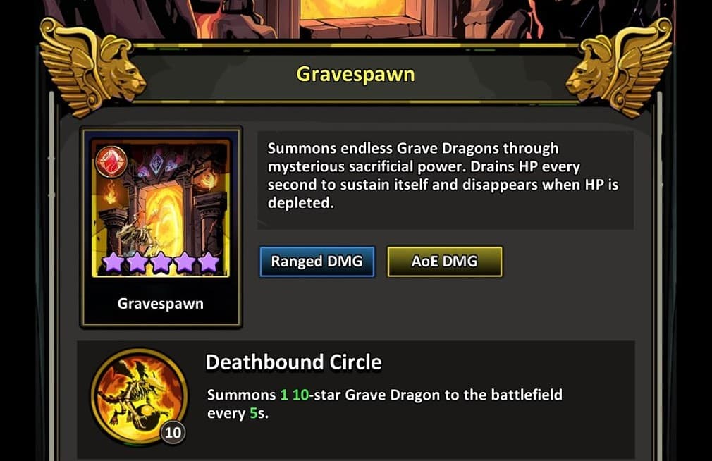gravespawn the gate that summons dragons